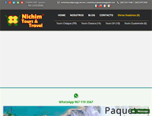 Tablet Screenshot of chiapastoursyexpediciones.com
